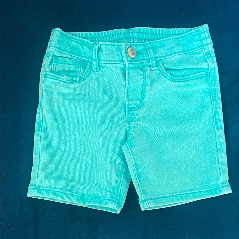 Toddler OshKosh B'gosh Turquoise Jean Shorts - 3T